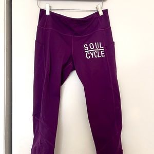 Lululemon x soul cycle inspired crop leggings size 6